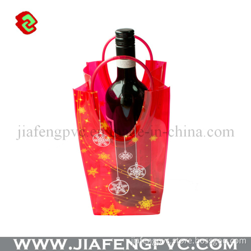 Colored PVC Ice Bags with Different Handle (JFM-073)